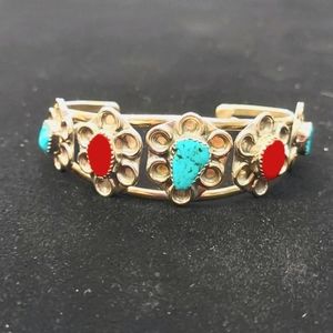 Vintage sterling and turquoise